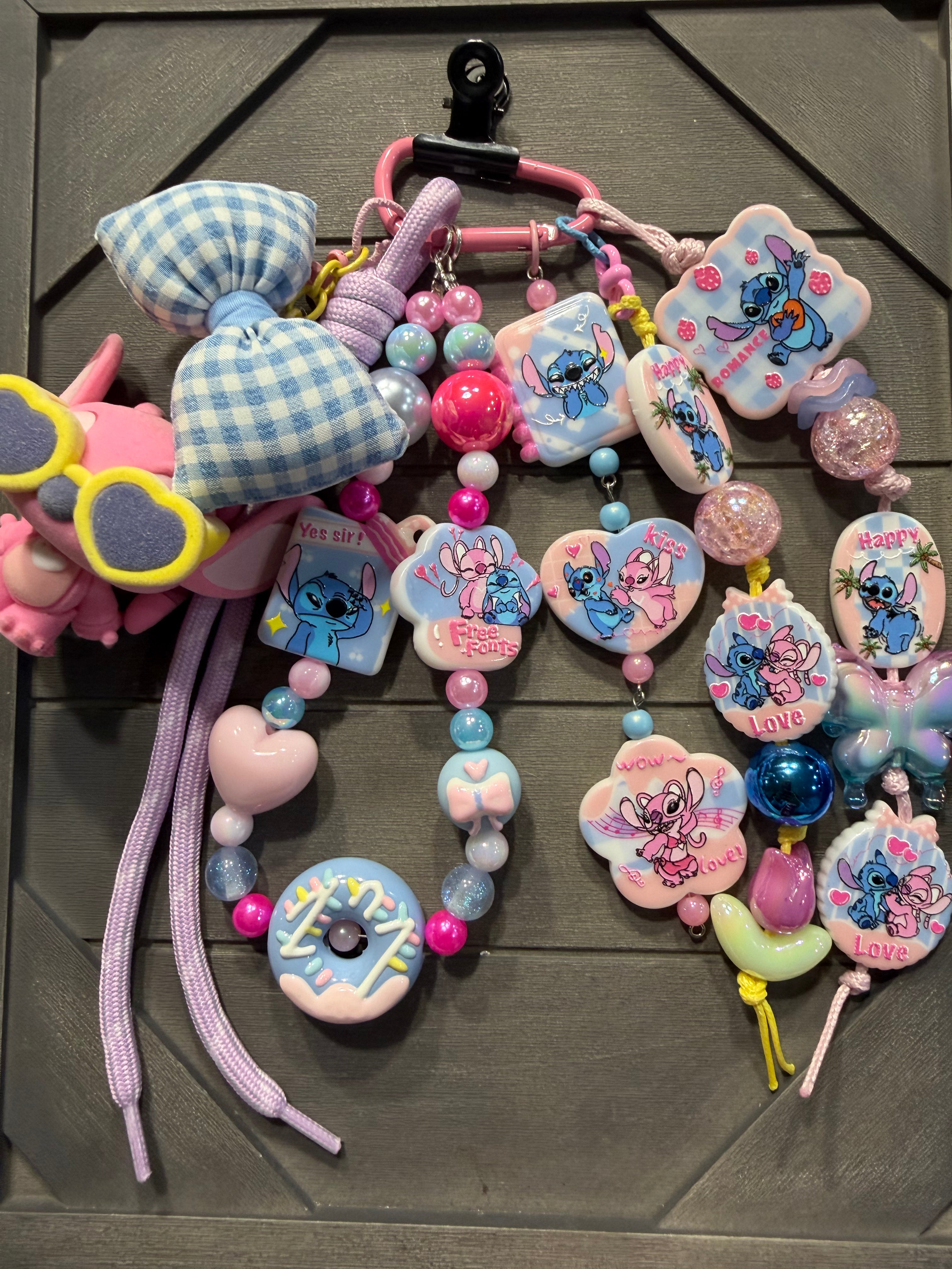 Angel and Stitch Charm